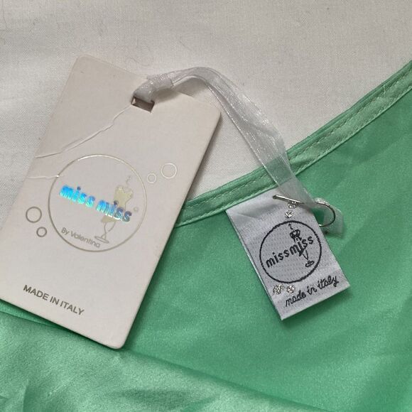 ⭐️nwt Miss Miss by Valentina Satin Short Sleeve Top⭐️ - Picture 5 of 8